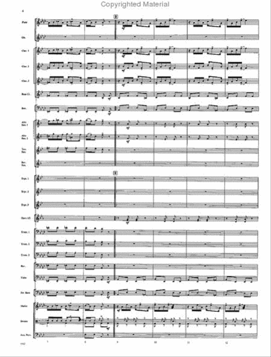 A Scott Joplin Retrospective Concert Band scores gallery preview page 3