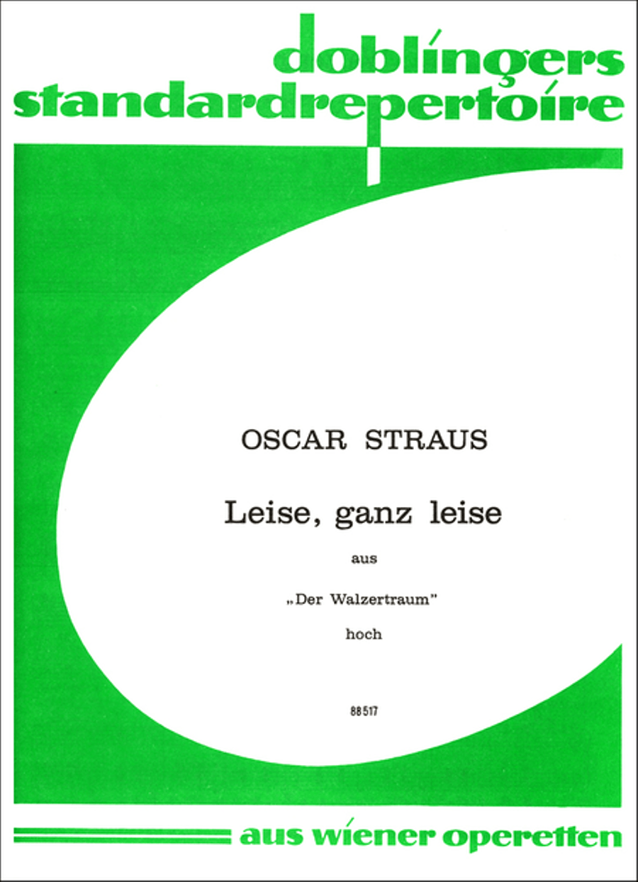 Leise, ganz leise aus Ein Walzertraum High Voice scores gallery preview page 1