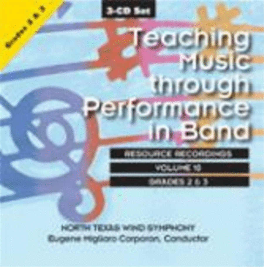 Teaching Music through Performance in Band - Volume 10, Grades 2 & 3 CD scores gallery preview page 1