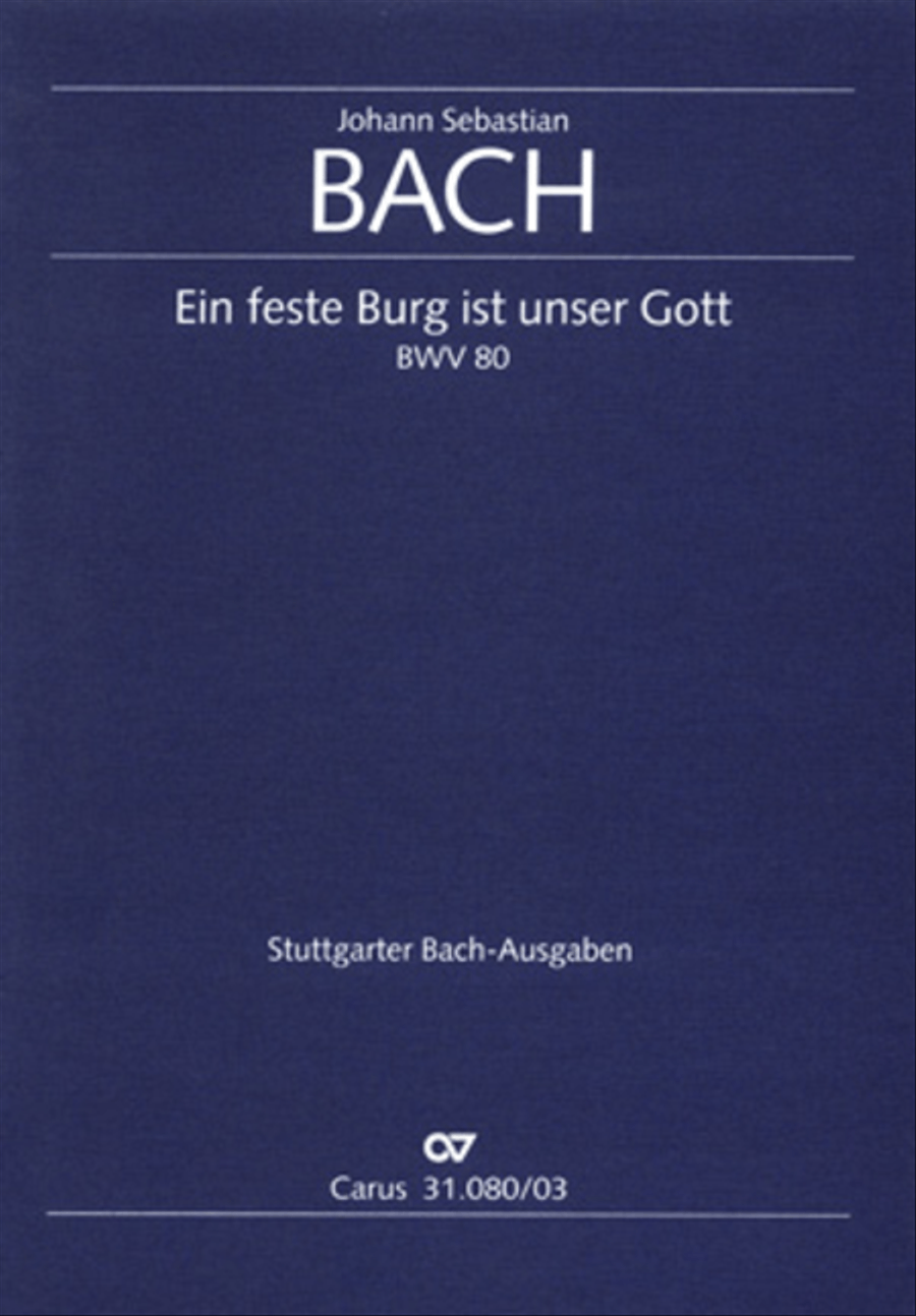 A mighty fortress is our God (Ein feste Burg ist unser Gott) 4-Part scores gallery preview page 1