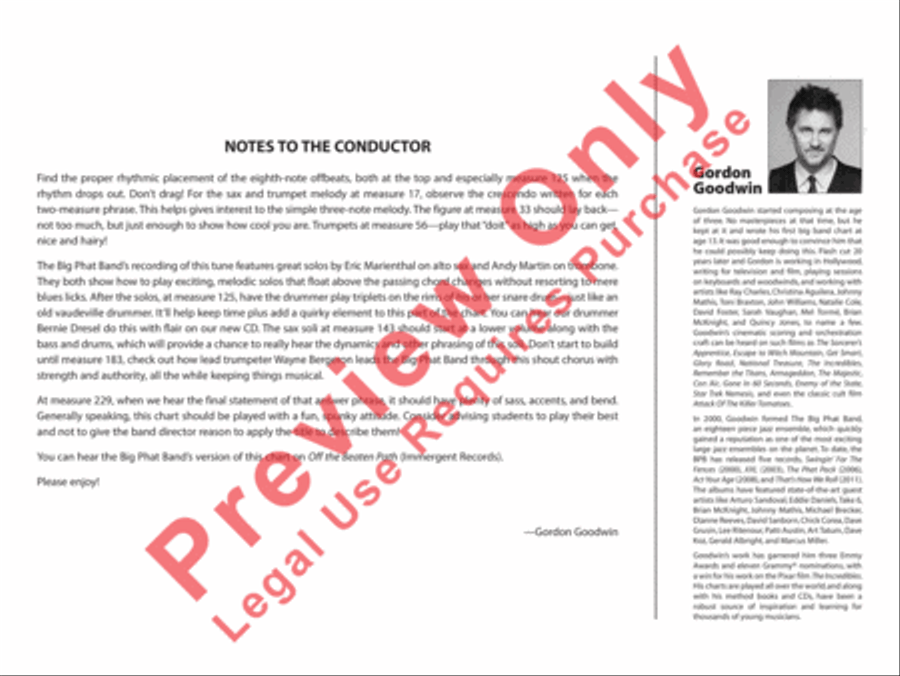 High Maintenance High Maintenance Jazz Ensemble scores gallery preview page 3