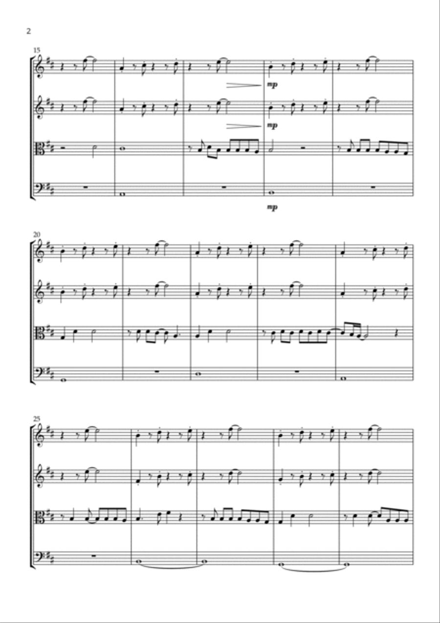 Shivers String Quartet scores gallery preview page 2
