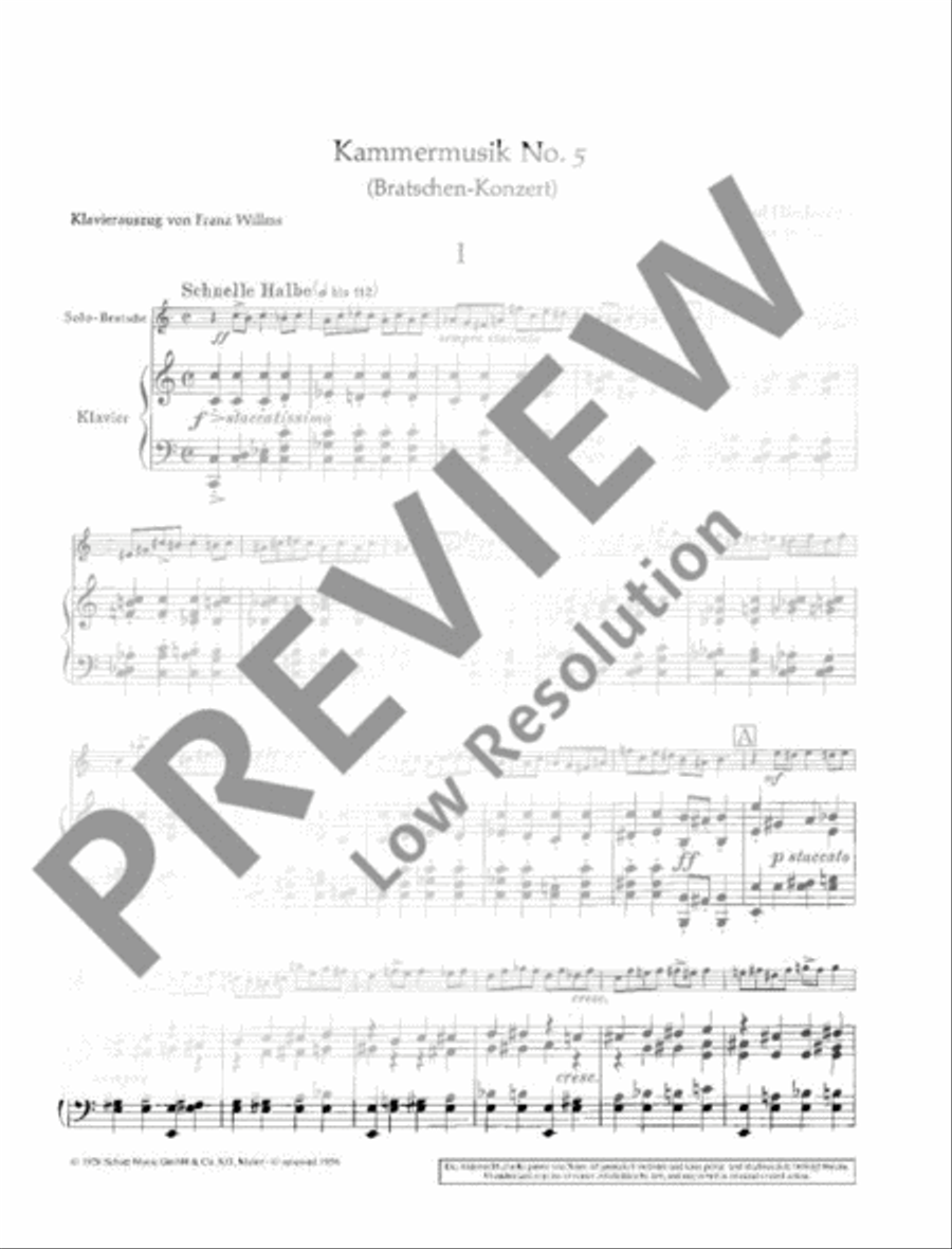 Chamber music No.5 Piano scores gallery preview page 6