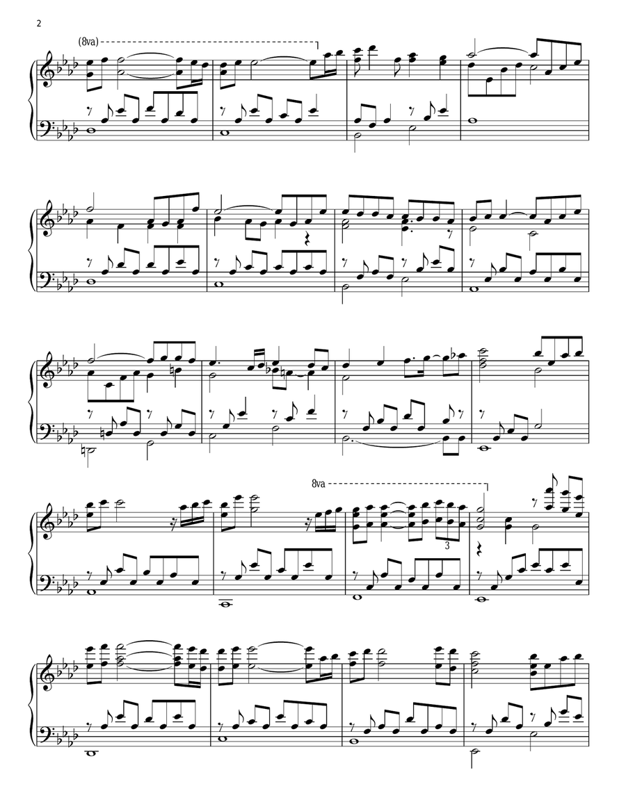 Kiss The Rain Piano Solo scores gallery preview page 2