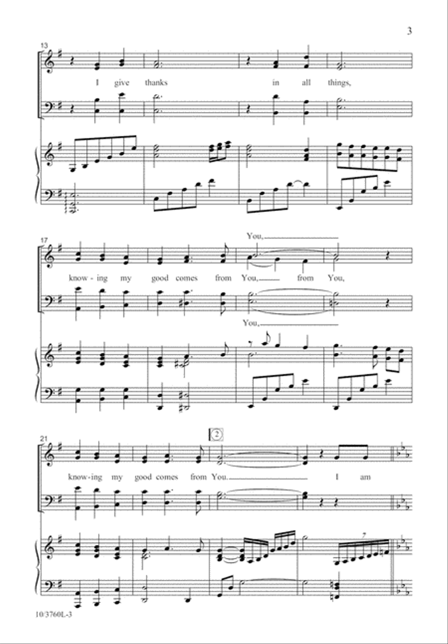 Gratitude Changes Everything 4-Part scores gallery preview page 4
