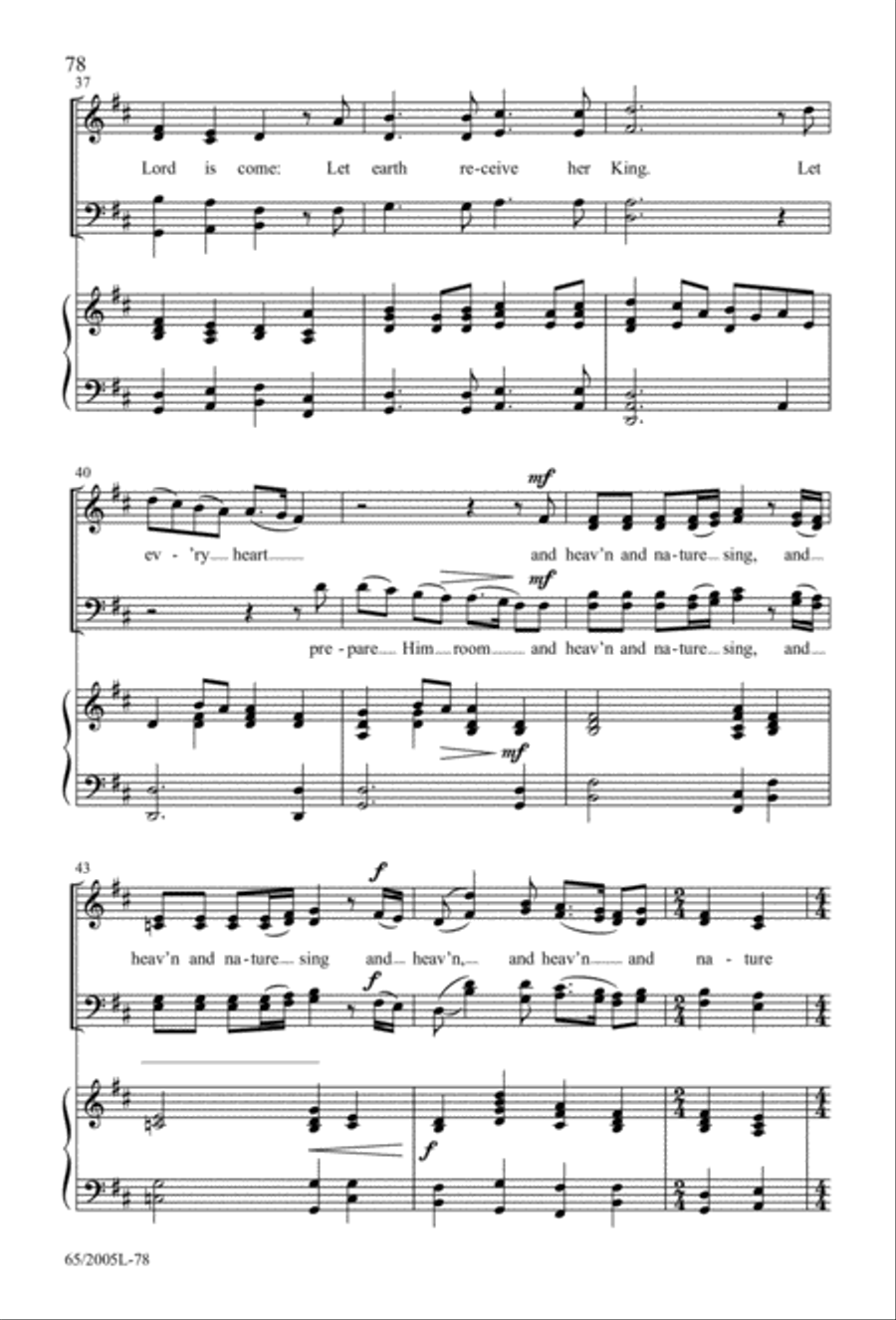 I Hear the Prophet Callin' 4-Part scores gallery preview page 79