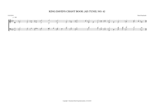 CHANT SCORE FOR PSALMS & CANTICLES