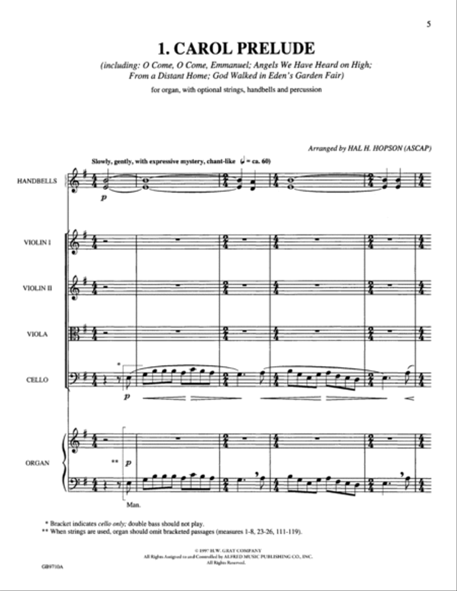 A Festival of Lessons and Carols Choir scores gallery preview page 182