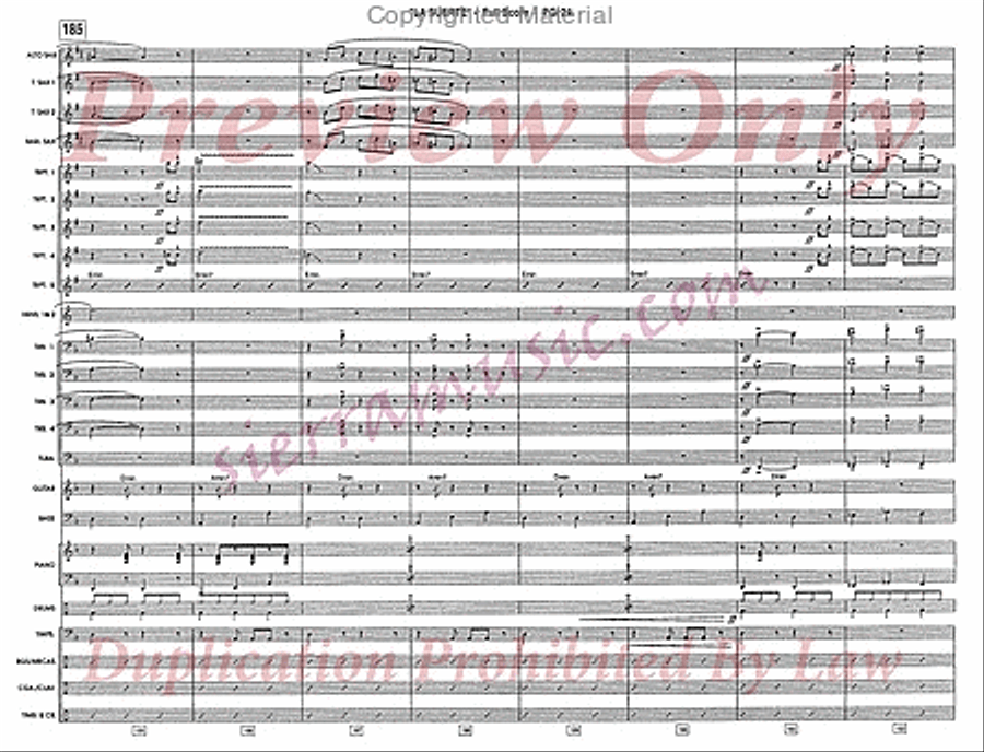 La Suerte De Los Tontos Jazz Ensemble scores gallery preview page 25