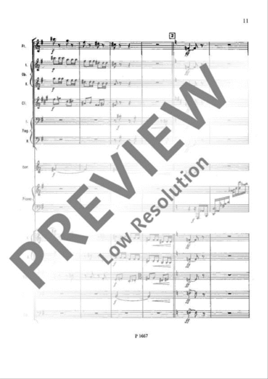 Concertino (Divertimento) Orchestra scores gallery preview page 12