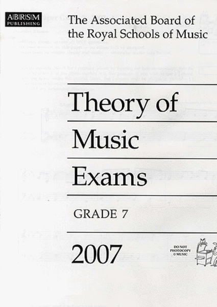 2007 Theory of Music Exams Grade 7
