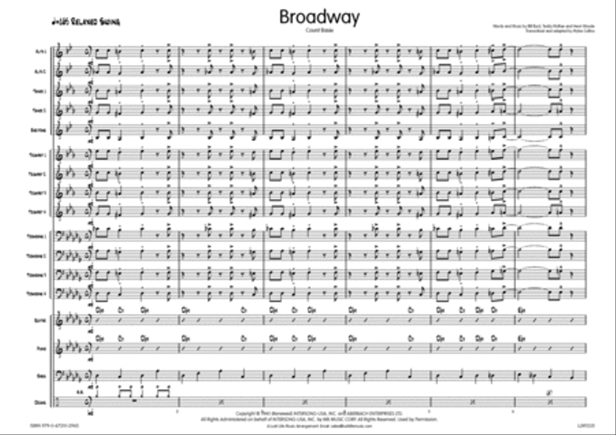 Broadway Big Band scores gallery preview page 2