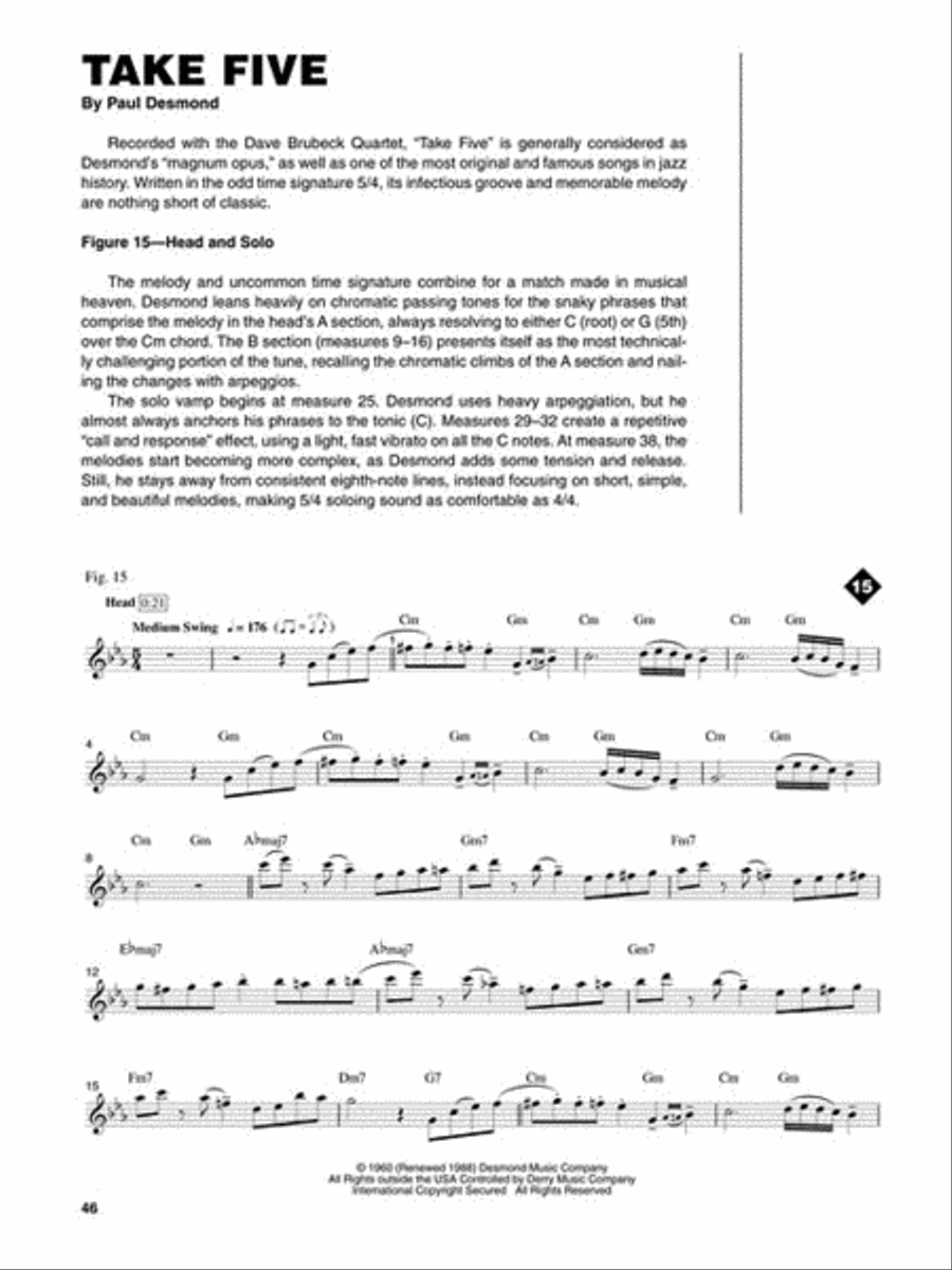 Paul Desmond Paul Desmond Saxophone scores gallery preview page 3