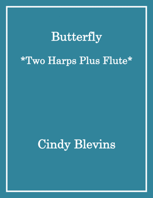 Book cover for Butterfly, for Two Harps Plus Flute