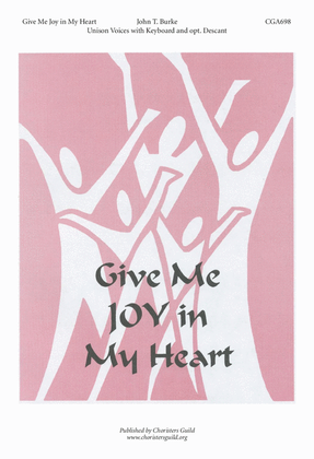 Book cover for Give Me Joy in My Heart