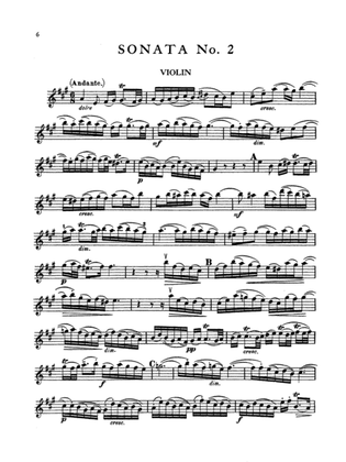 Book cover for Bach: Six Sonatas (Ed. David), Volume I
