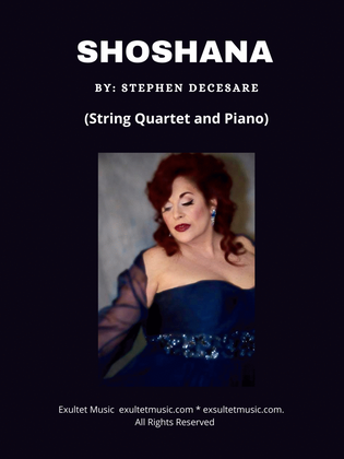Book cover for Shoshana (String Quartet and Piano)