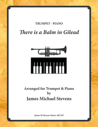 Book cover for There is a Balm in Gilead - Trumpet & Piano