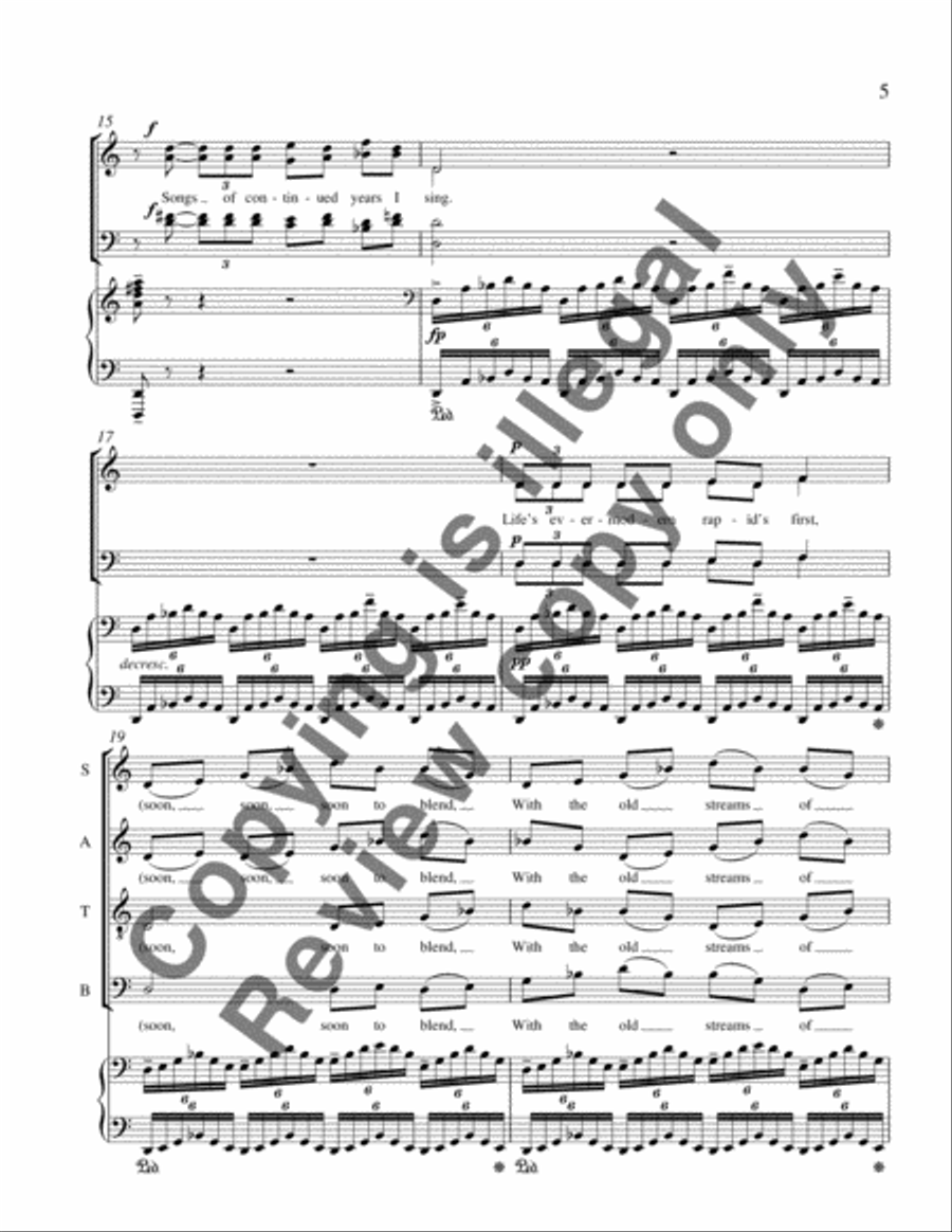 Eternity's Music (Choral Score image number null