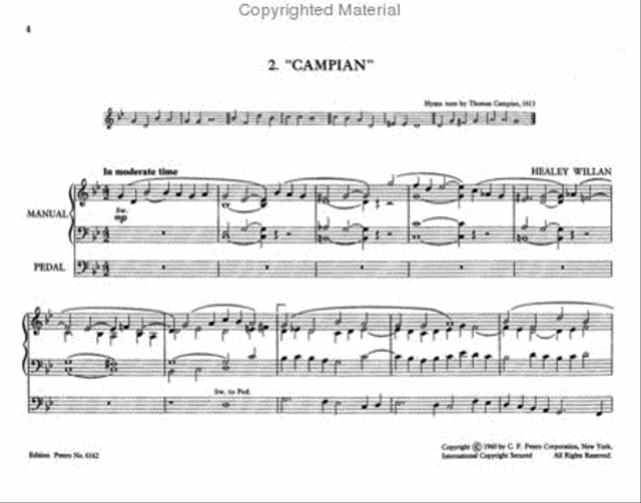 36 Short Preludes & Postludes on Hymn Tunes Organ scores gallery preview page 3