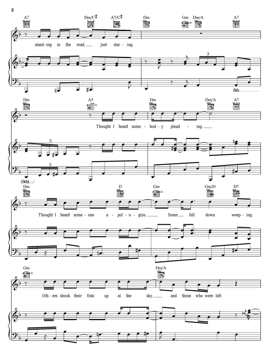 Ascension Day Piano, Vocal, Guitar scores gallery preview page 2