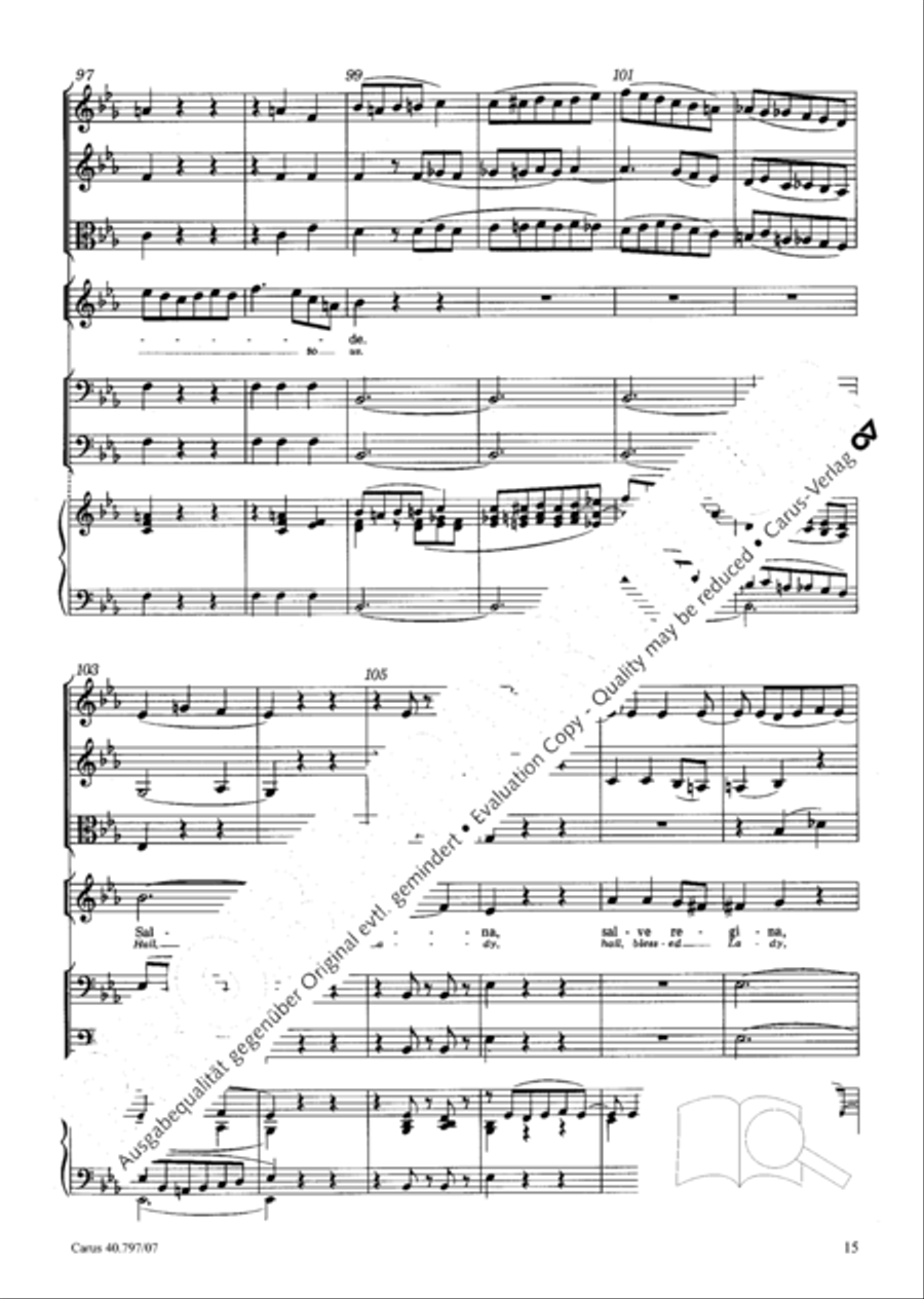 Ave maris stella (Ave maris stella (Ave, Stern der Meere)) Flute scores gallery preview page 16
