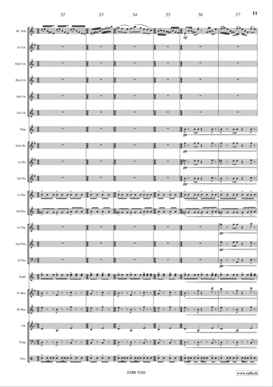 Fantasia del Tango Brass Band scores gallery preview page 11