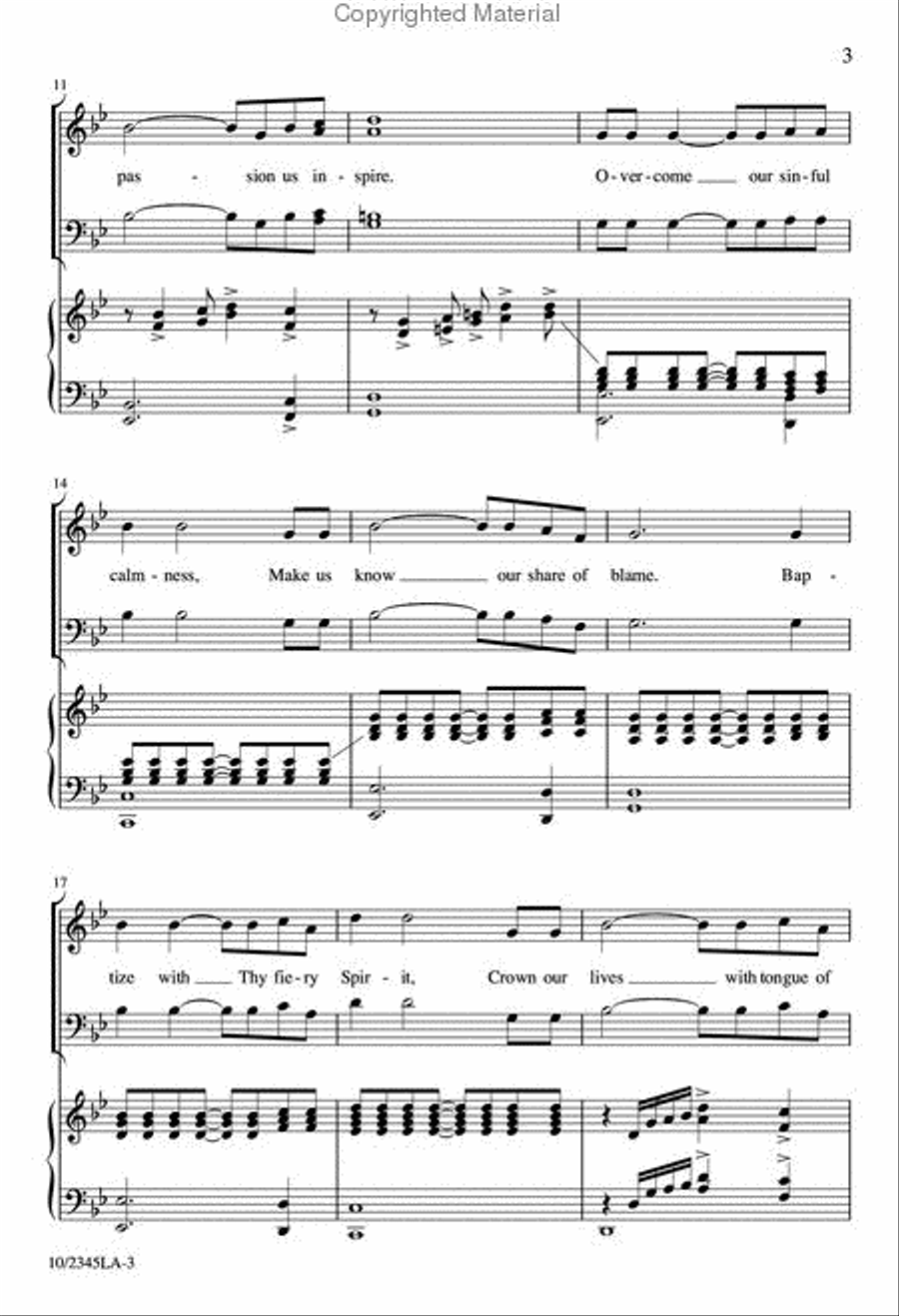 Hymn of Fire 4-Part scores gallery preview page 3