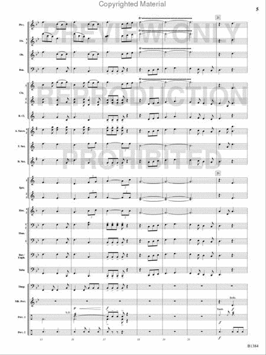 Summer Resounding! Concert Band scores gallery preview page 4