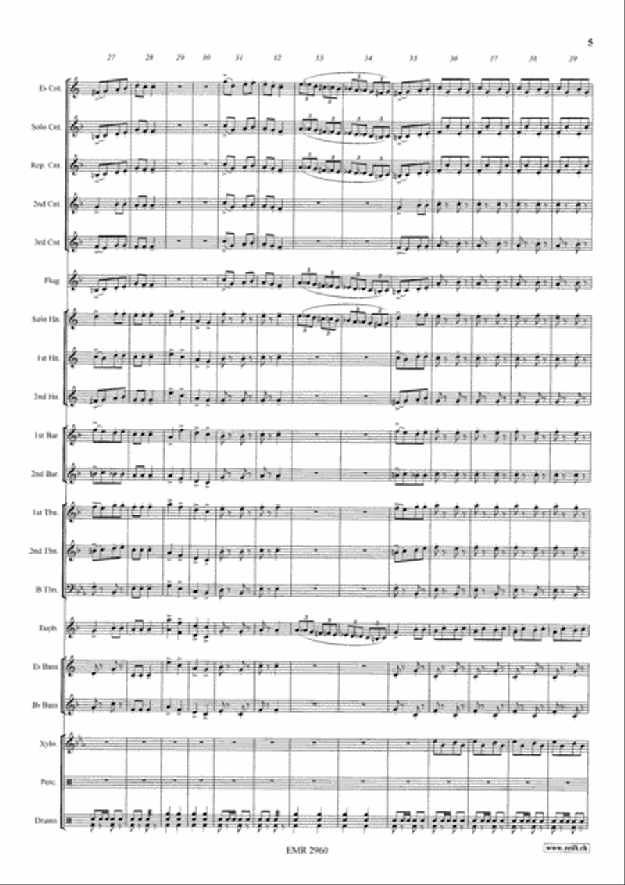 Circus Cancan Brass Band scores gallery preview page 6
