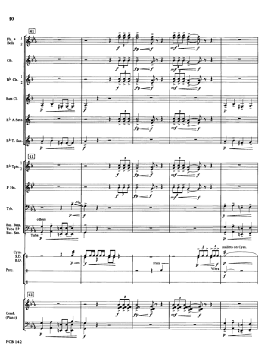 Crimebusters Concert Band scores gallery preview page 10