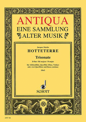 Book cover for Trio Sonata D Major Op. 3/2