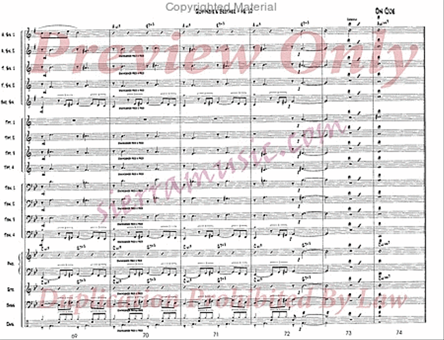 Guy Noir's Brother Guy Noir's Brother Jazz Ensemble scores gallery preview page 11