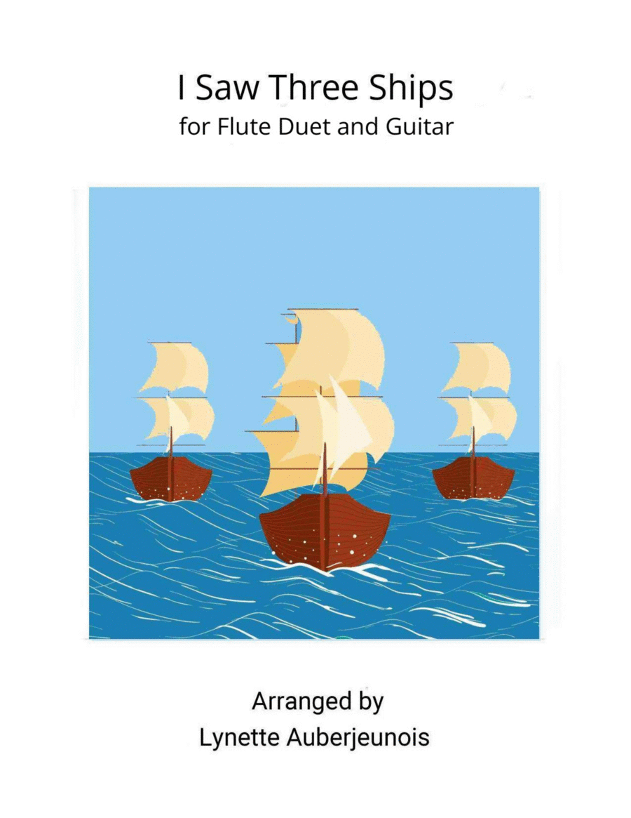 I Saw Three Ships - Flute Duet with Guitar Chords image number null