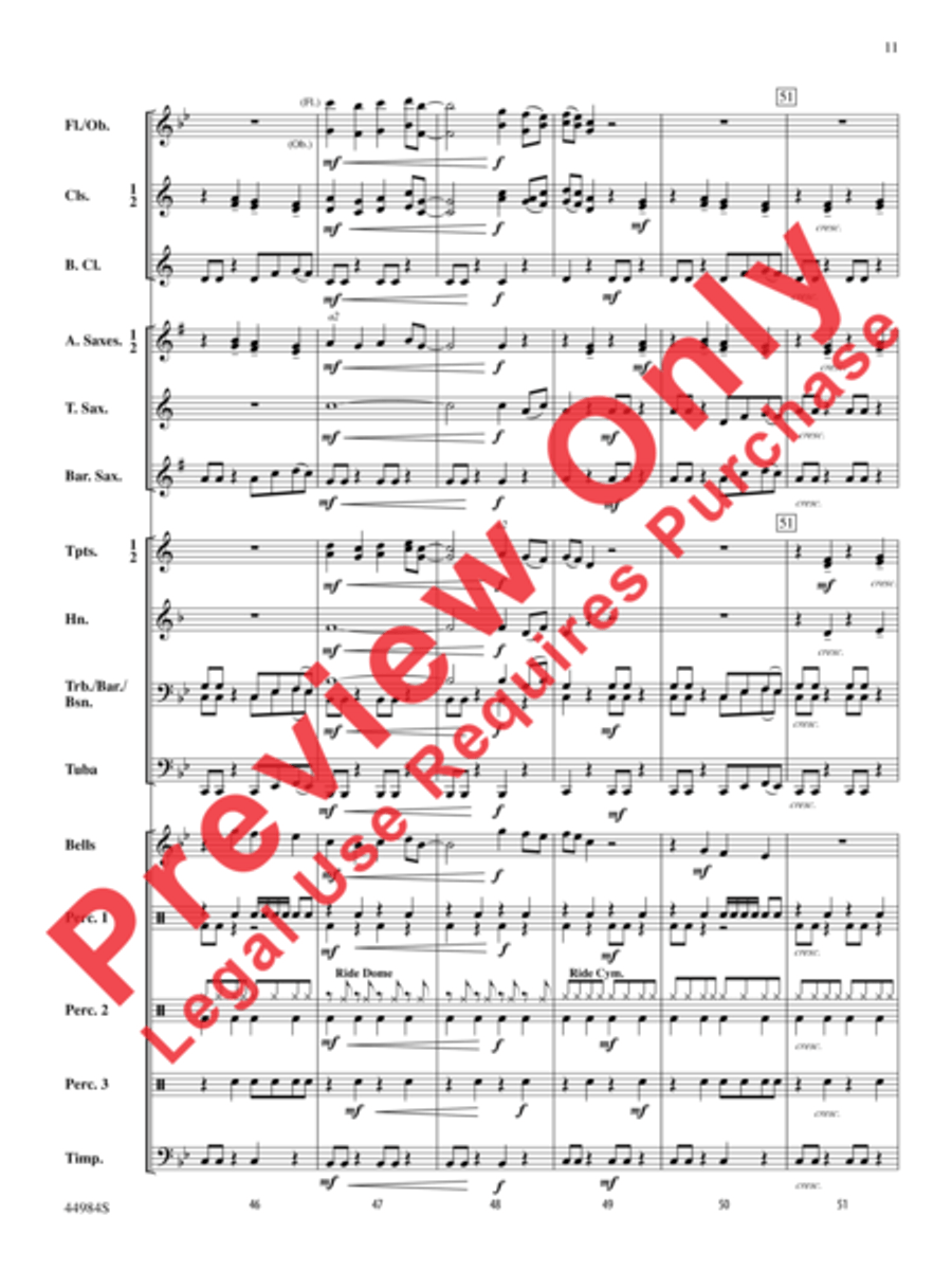 Power Surge Power Surge Concert Band scores gallery preview page 12