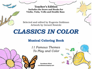 Book cover for Classics in Color (Teachers' Edition, Strings)