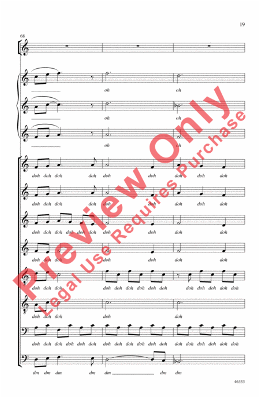 Homeward Bound 4-Part scores gallery preview page 19