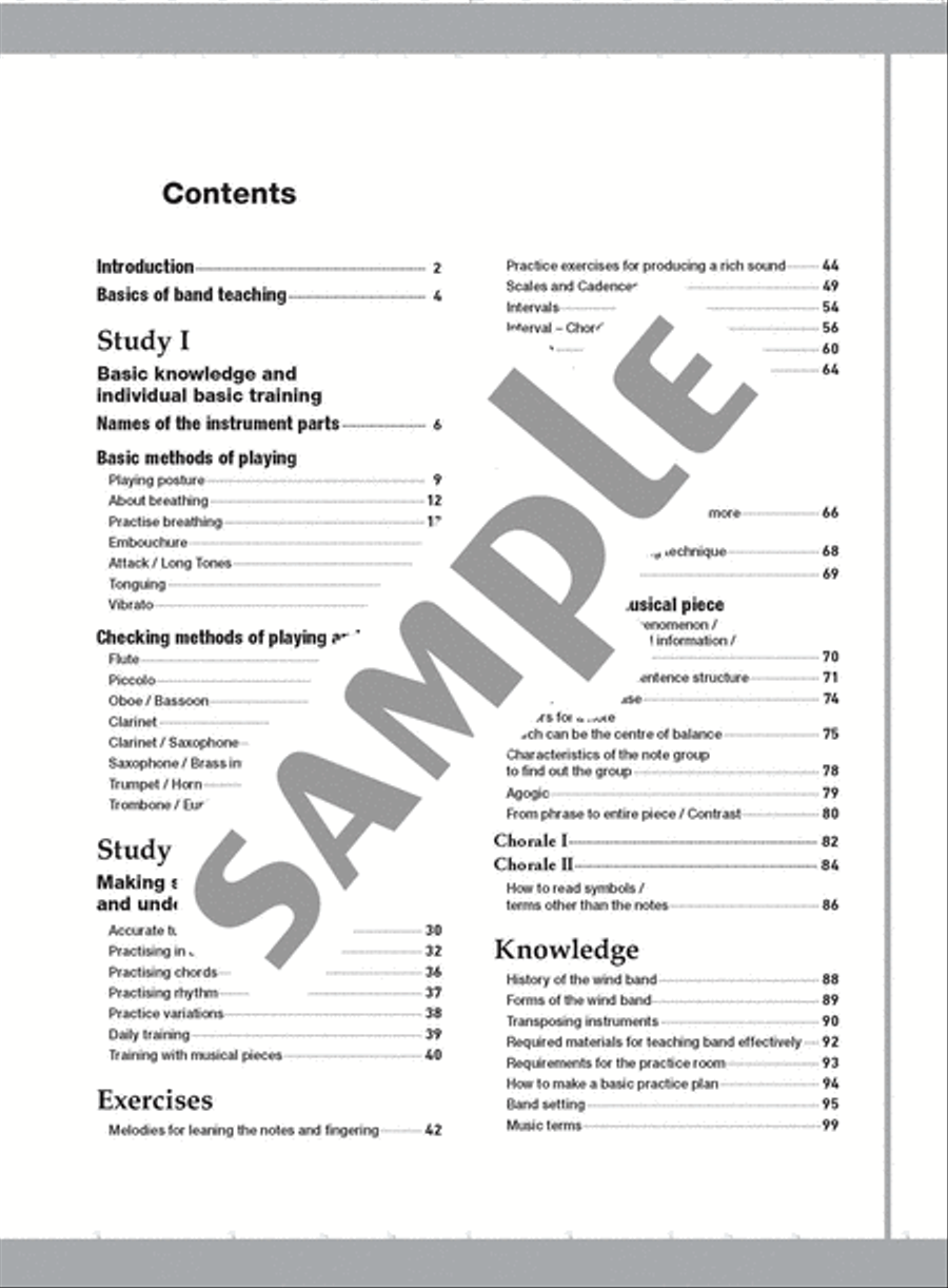 JBC BAND METHOD Conductor/English Version Concert Band scores gallery preview page 2