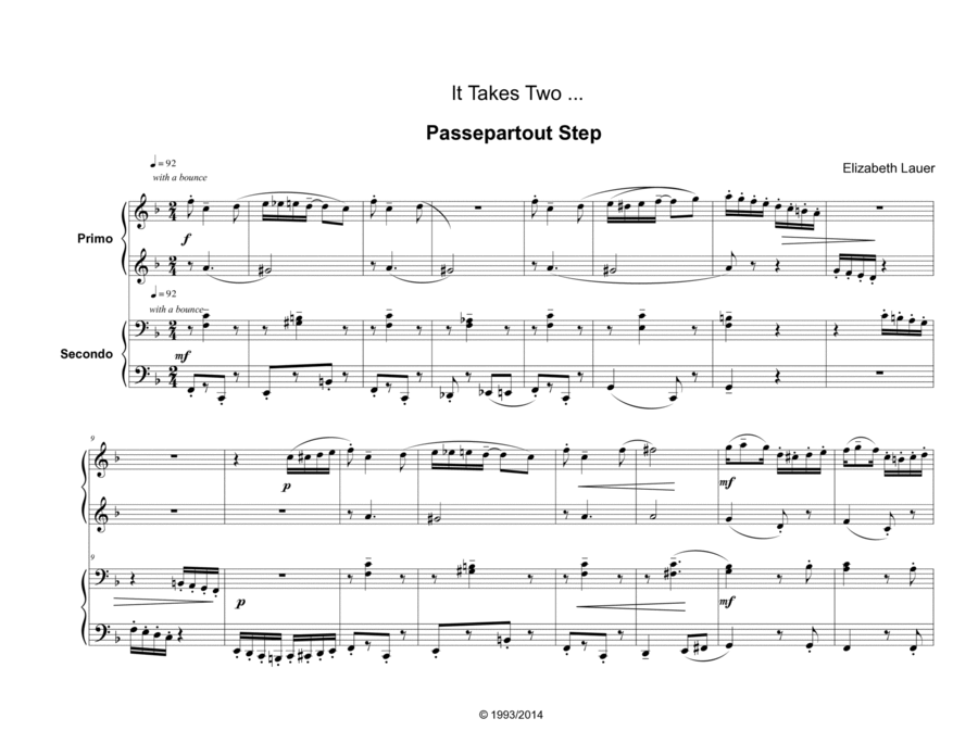 Passepartout Step Set of Parts scores gallery preview page 1