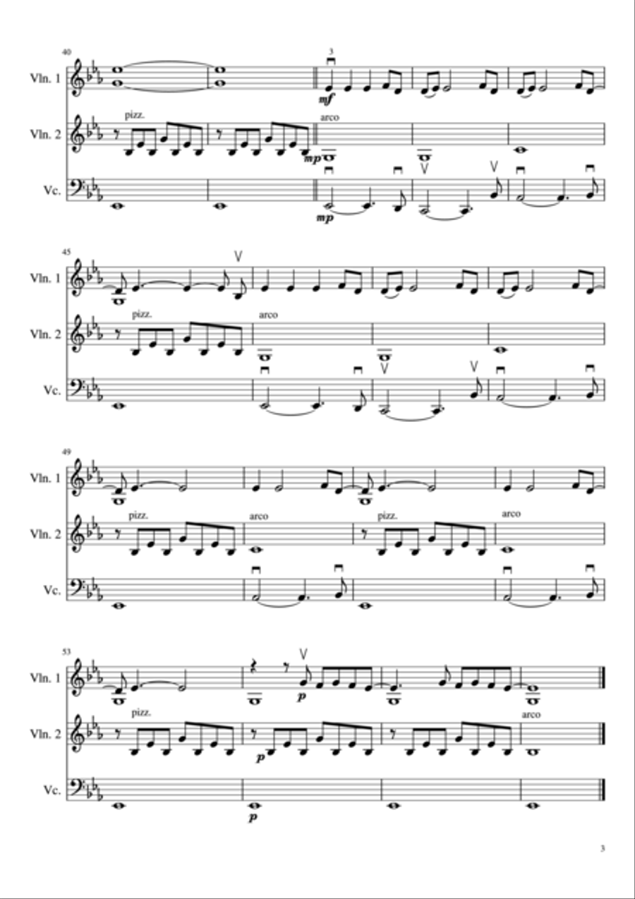 Only Time String Trio scores gallery preview page 4