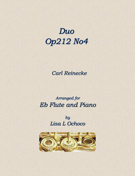 Duo Op212, No4 for Eb Flute and Piano image number null