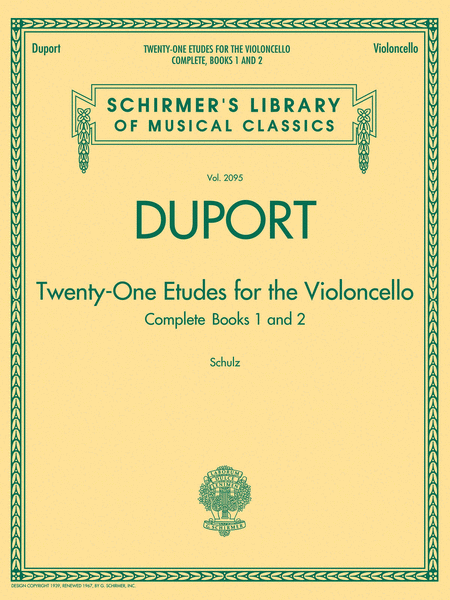 Duport - 21 Etudes for the Violoncello, Complete Books 1 and 2