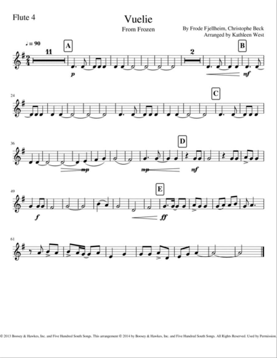Vuelie Vuelie Woodwind Ensemble scores gallery preview page 6