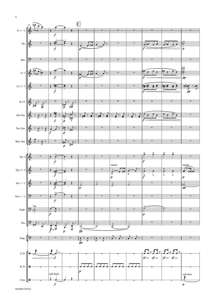 Five Grimaces Five Grimaces Concert Band scores gallery preview page 5