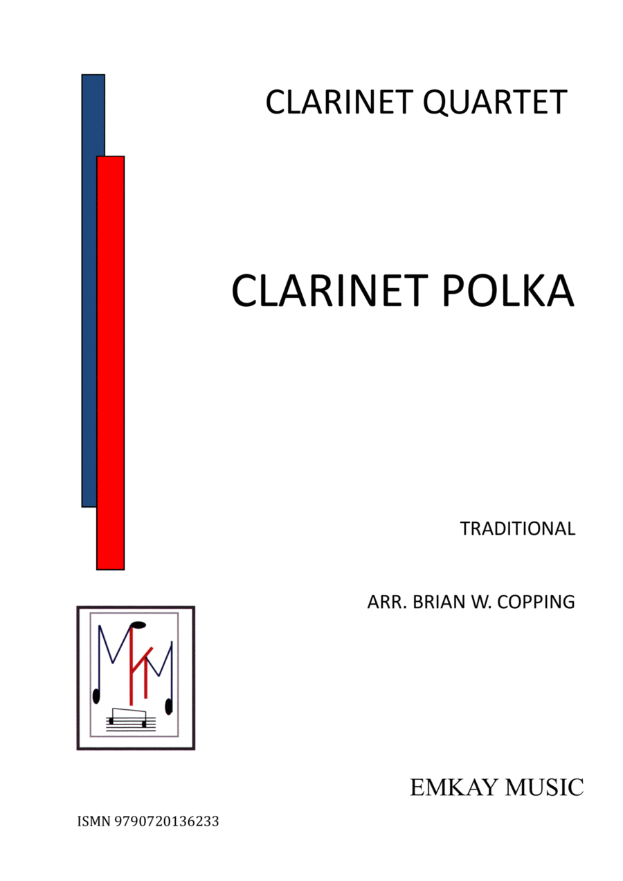 Book cover for CLARINET POLKA – CLARINET QUARTET