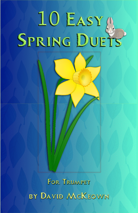 Book cover for 10 Easy Spring Duets for Trumpet