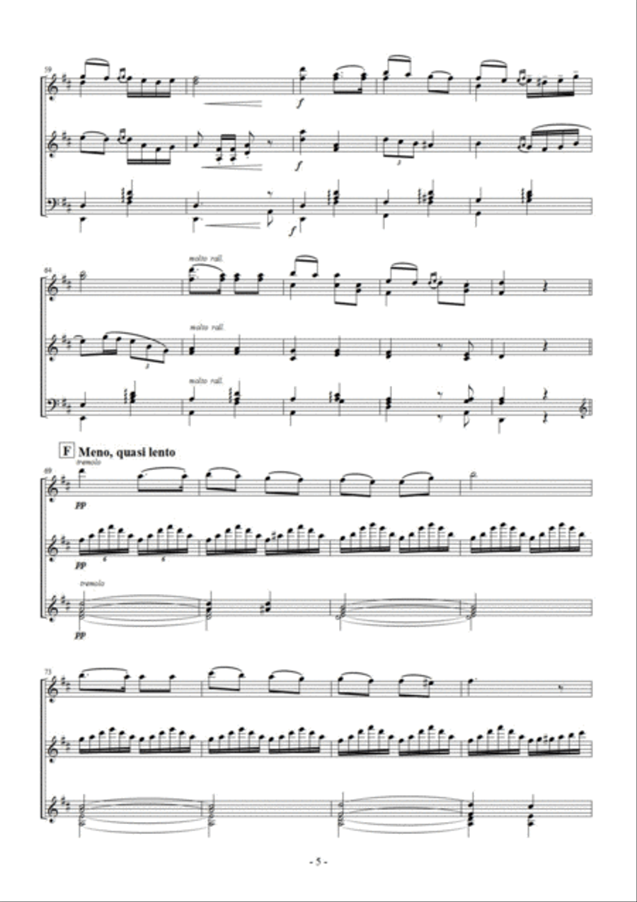 Czardas for Marimba Trio (2 Marimba 3 players) image number null