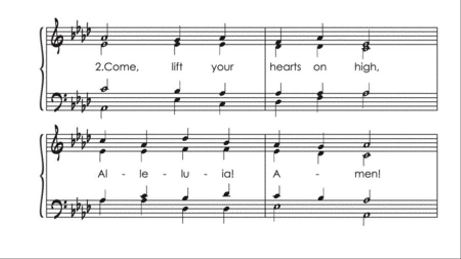 Come Christians Join To Sing Voice scores gallery preview page 6