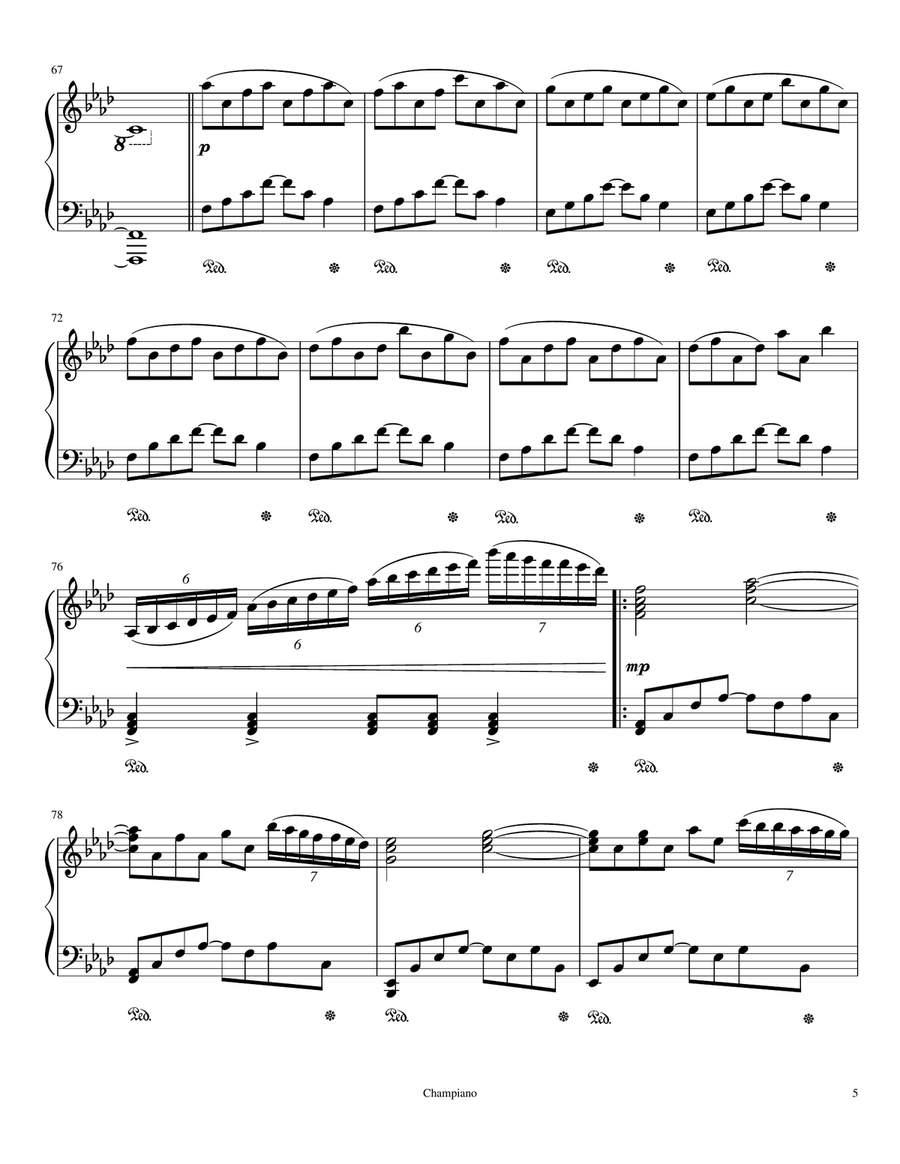 VIXX-Error (Advanced Piano Arrangement) Easy Piano scores gallery preview page 5