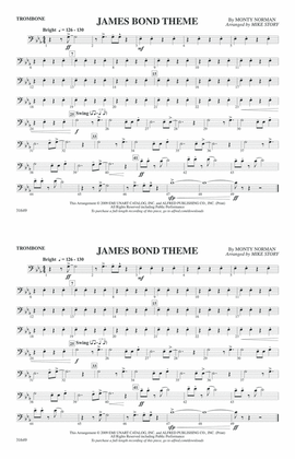 Book cover for James Bond Theme: 1st Trombone